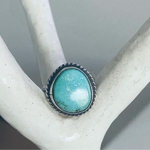 Vintage 1970’s Turquoise Ring. Size 5.